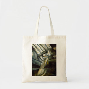 De Tela Bolso - pintura al óleo "interior del museo "
