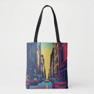 De Tela Bolso Pop Art City Vibes