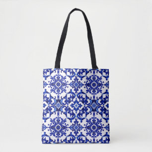 De Tela bolso portugués con tracería