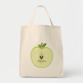 De Tela Bolso preescolar del profesor - Apple verde medio