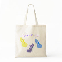 Bolso protector del zapato del tacón alto colorido