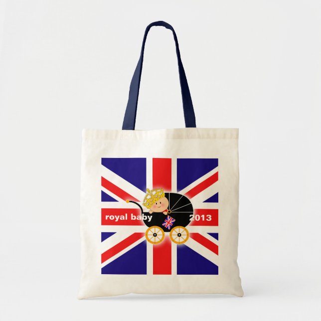De Tela Bolso real británico del bebé (Frente)