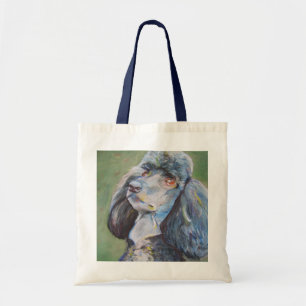 De Tela Bolso reutilizable del caniche estándar