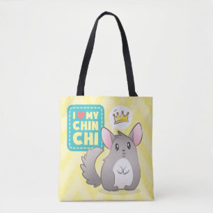 De Tela Bolso Reversible I Love my Chinchi