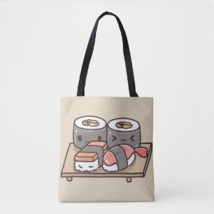 De Tela Bolso Sushi Kawaii