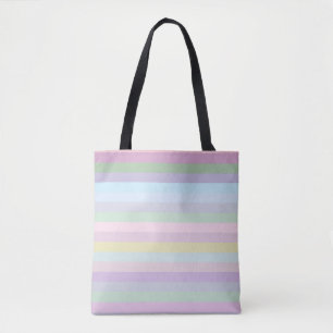 De Tela Bolso Tot con Rayas por Todas Partes