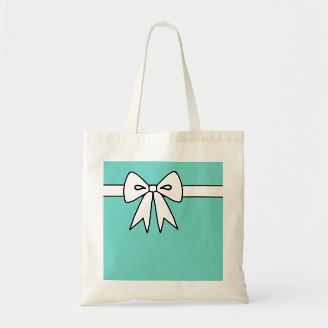De Tela Bolso Tot Retro Arco Aqua (Frente)