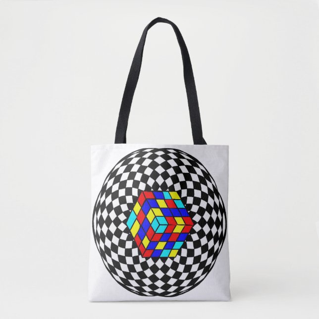 De Tela Bolso Tote (Anverso)
