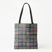 Bolso tote (ao) - Granny Squares