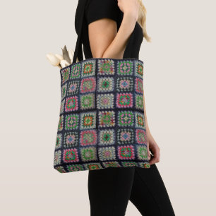 De Tela Bolso tote (ao) - Granny Squares