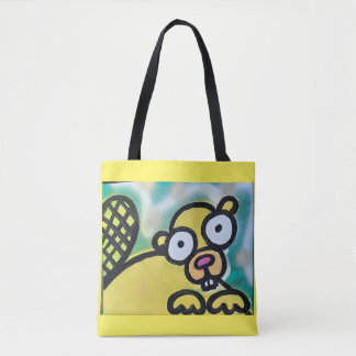 De Tela Bolso Tote Beaver Amarillo