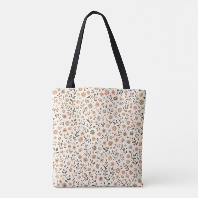 De Tela Bolso Tote Boho (Reverso)