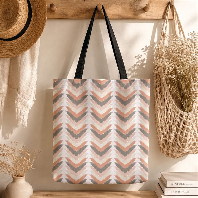 De Tela Bolso tote boho Chevron (Subido por el creador)