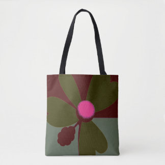 De Tela Bolso Tote Botánico Moderno