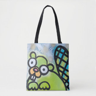 De Tela Bolso tote castor verde