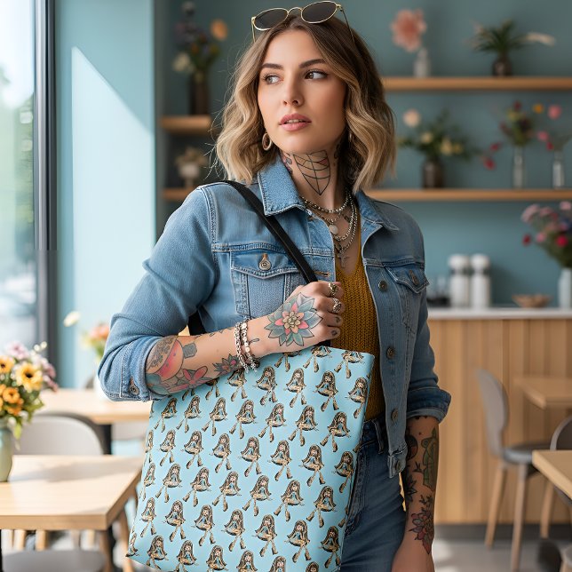 De Tela Bolso tote Cleo (Subido por el creador)