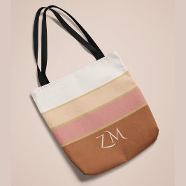 De Tela Bolso tote con monograma personalizado elegante ro
