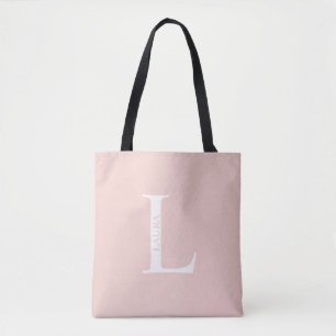 De Tela Bolso tote con monograma personalizado y nombre