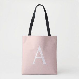 De Tela Bolso tote con monograma personalizado y nombre
