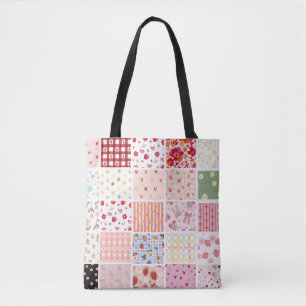 De Tela Bolso tote coquette lindo estético