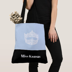 De Tela Bolso tote corona Miss America - Grande