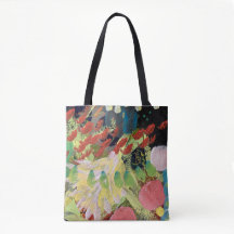 Bolso tote en diseño Flores en la Noche