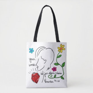 De Tela Bolso tote Far Above Rubies