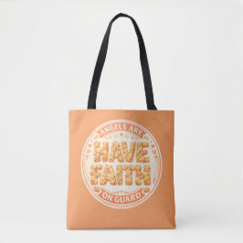 De Tela Bolso tote Fe Angelical