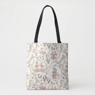 De Tela Bolso Tote Flamenco Country Western