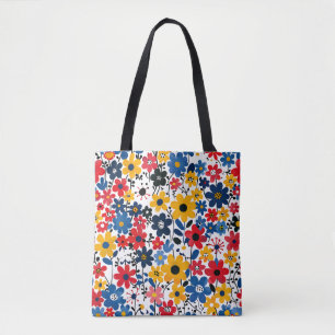 De Tela Bolso Tote Floral en Flor – Lleva tu Jardín con Es