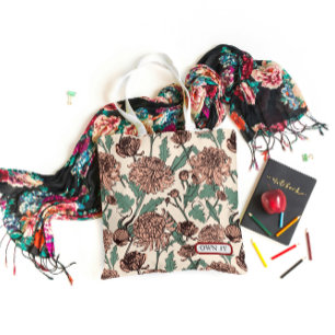 De Tela Bolso Tote Floral Estético Own It