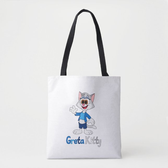 De Tela Bolso tote Greta Kitty (Anverso)