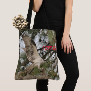 De Tela Bolso Tote Jumbo Osprey Vida Silvestre
