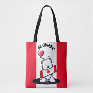 De Tela Bolso tote KiniArt Canadian Westie