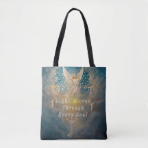 Bolso Tote Light Moves Through Every Soul – Celest