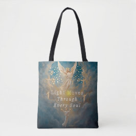 De Tela Bolso Tote Light Moves Through Every Soul – Celest