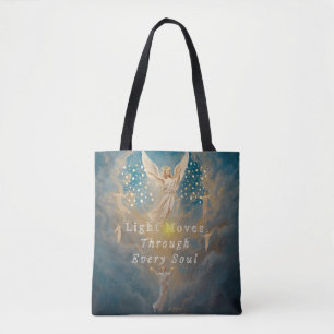 De Tela Bolso Tote Light Moves Through Every Soul – Celest