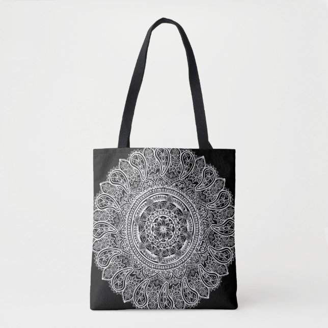 De Tela Bolso tote Mandala (Anverso)