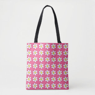 De Tela Bolso Tote Margarita Rosa