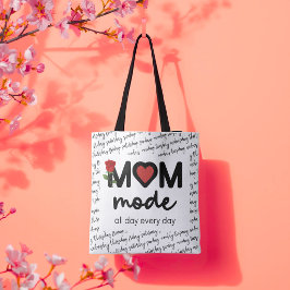 De Tela Bolso Tote Modo Mamá Todo el Día Todos los Días