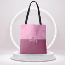 Bolso tote - Monograma Mármol Rosa Dos Tonos
