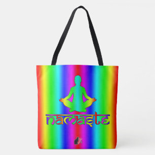 De Tela Bolso Tote Namaste