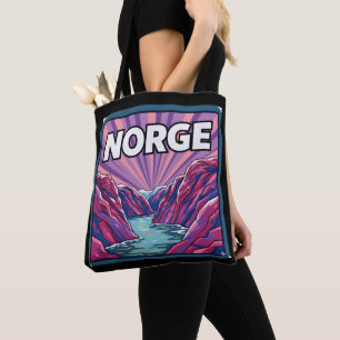 De Tela Bolso Tote Noruega Noruego Geirangerfjord Fiordos