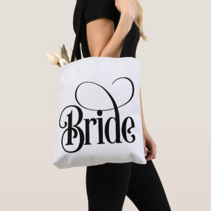 De Tela Bolso tote Novia (diseño 3)
