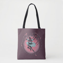 De Tela Bolso tote Pastel Goth Araña Bailarina