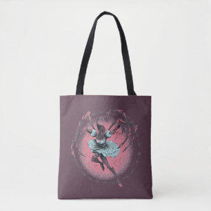 De Tela Bolso tote Pastel Goth Araña Bailarina