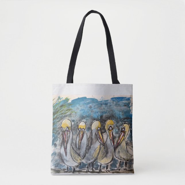 De Tela Bolso tote Pelican (Anverso)