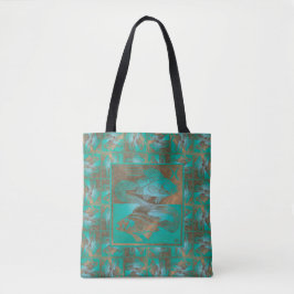 De Tela Bolso Tote Piscis