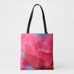 De Tela Bolso Tote Rosa Suave y Cielo