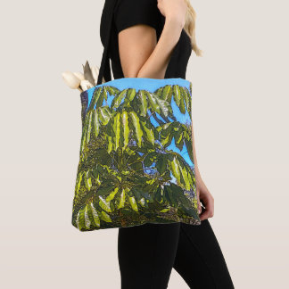 De Tela Bolso Tote Schefflera Paraguas